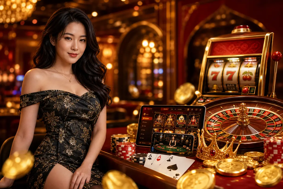 7luck88 Casino meja live dealer baccarat